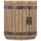 Hooker Furniture Vineyard Row Wine Barrel End Table in Sonoma and Napa, , large