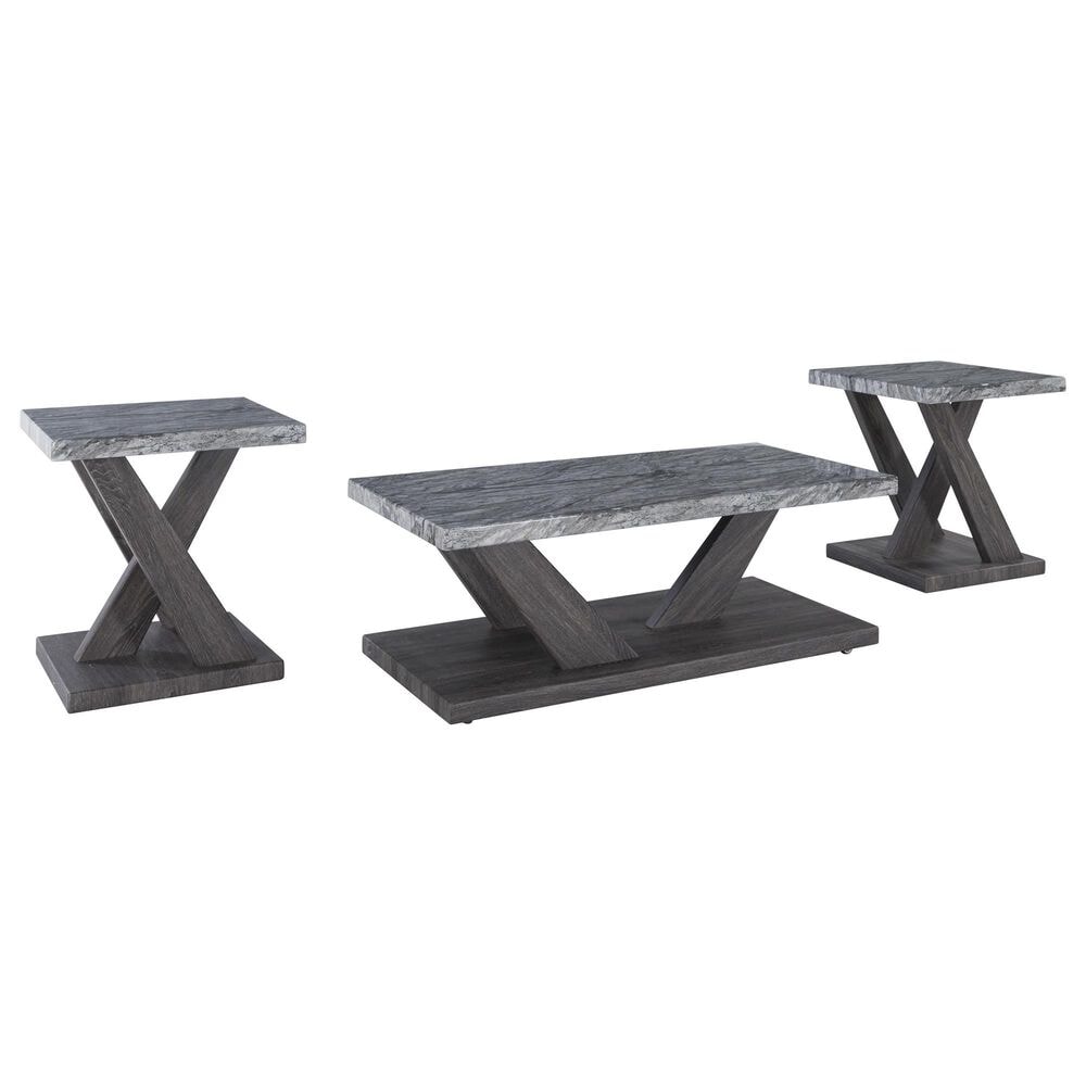 Ashley Bensonale 3-Piece Table Set in Brown and Gray, , large