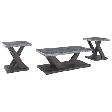 Ashley Bensonale 3-Piece Table Set in Brown and Gray, , large