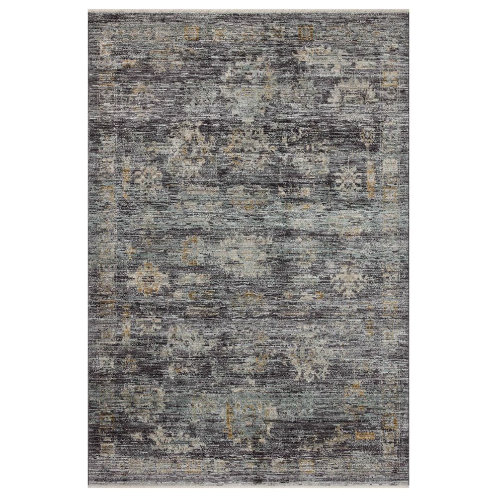 Loloi Katherine 9"6" x 13"1" Ink and Jade Area Rug, , large
