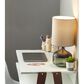 Adesso Marina Table Lamp in Black and Smoked Glass, , large