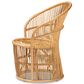 Baxton Studio Narva Rattan Accent Chair in Natural Brown, , large