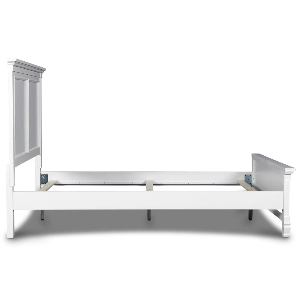 New Heritage Design Tamarack Full Panel Bed in White, , large