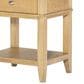 St Claire Home Today"s Traditions 1 Drawer Open Nightstand in Natural Hickory, , large