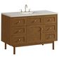 James Martin Laurent 48" Single Bathroom Vanity in Honey Oak with 3 cm Siberian Silestone Top and Rectangular Sink, , large