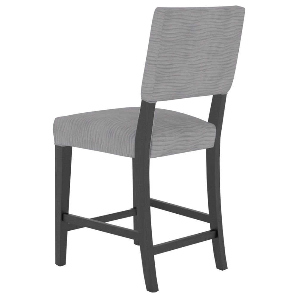 Declan Dining Fixed Stool in Midnight Black Washed, , large