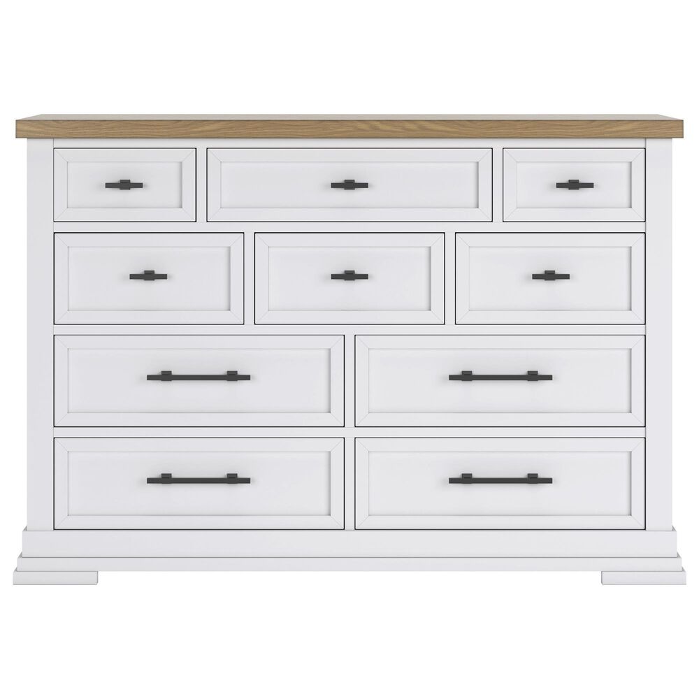 Ashley 3-Piece King Bedroom Set in White and Natural, , large