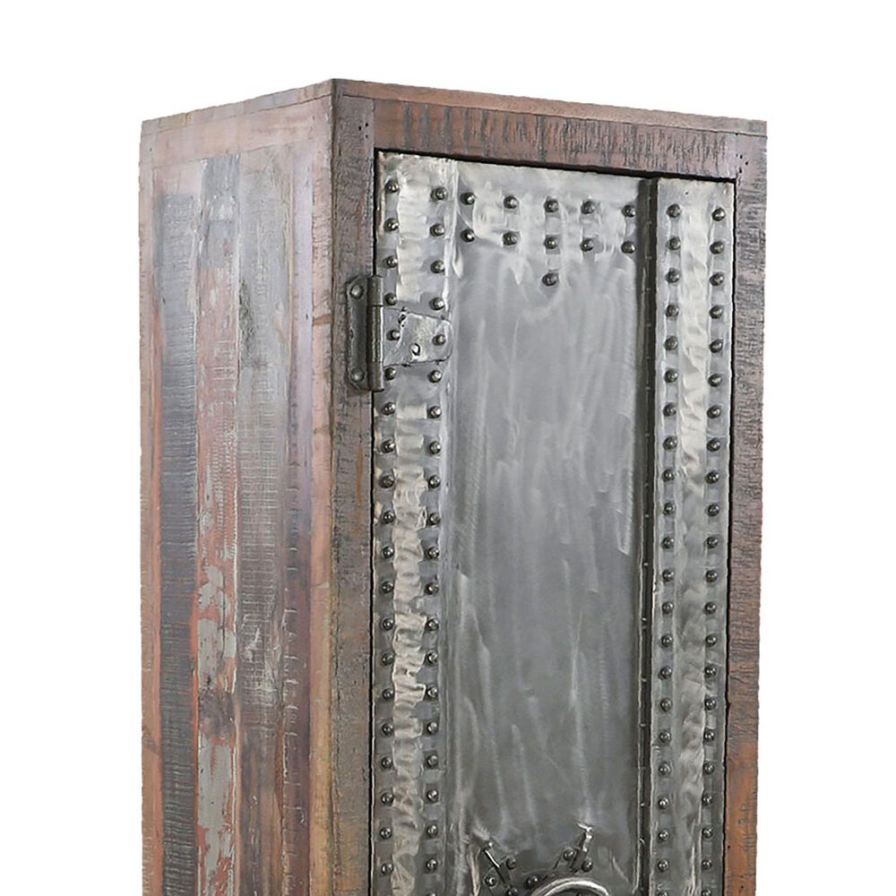 Home Trends &amp; Design Steampunk Cabinet in Brown and Gunmetal, , large