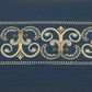 J. Queen New York Messina 12" x 22" Lumbar Pillow in Gold and Navy Blue, , large