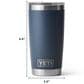 YETI Rambler 20 Oz Tumbler with MagSlider Lid in Wetlands Camo, , large