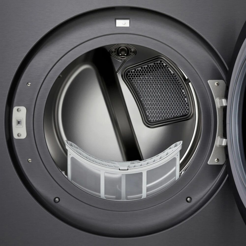 LG 9 Cu. Ft. Smart Front Load Electric Dryer in Brushed Black Steel, , large