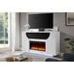 Global Furniture USA Aveena 76-Inch Fireplace in White, , large