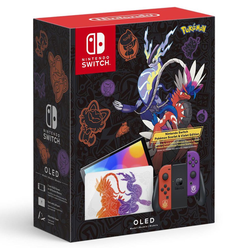 Nintendo Switch OLED Model: Pokmon Scarlet & Violet Edition (Games Sold Separately), , large