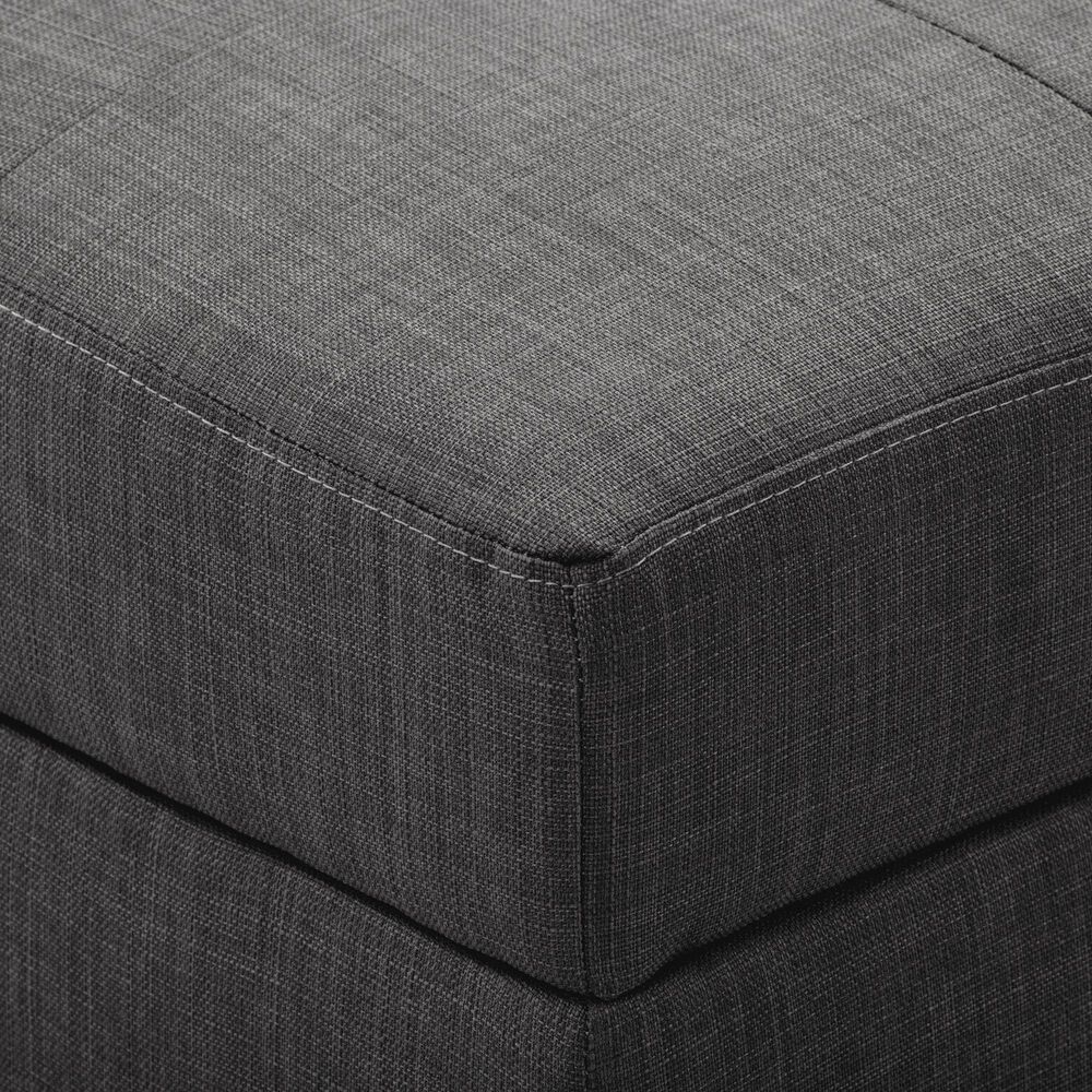 CorLiving Antonio Storage Ottoman in Gray, , large