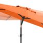 CorLiving 10" UV & Wind Resistant Patio Umbrella in Orange, , large