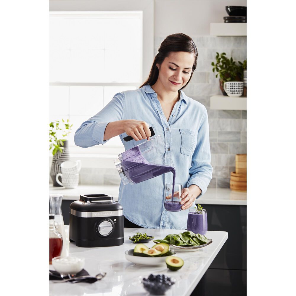 KitchenAid K400 Variable Speed Blender with Tamper in Matte Black, , large