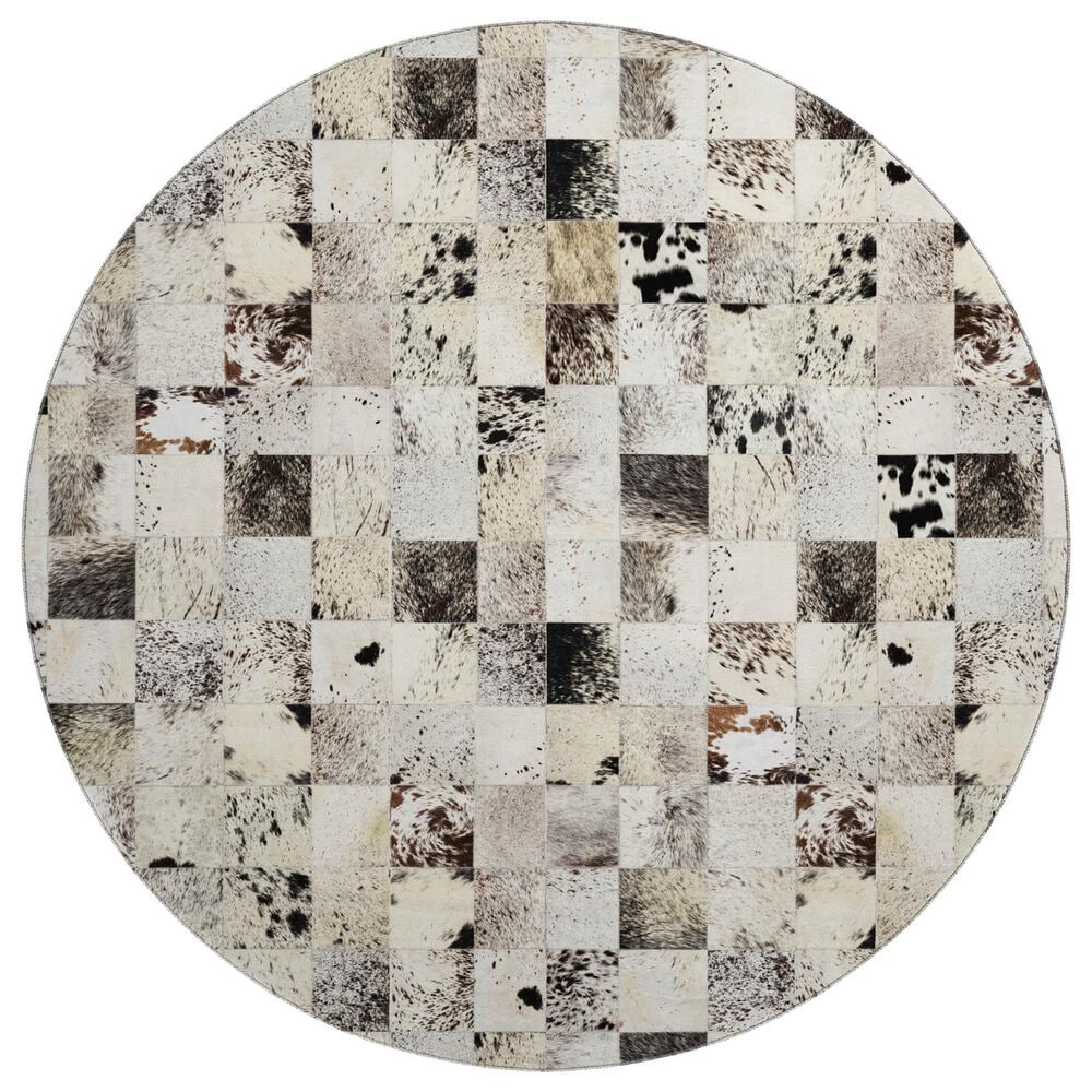 Dalyn Rug Company Bozeman BM10 Cream 8" Round Area Rug, , large