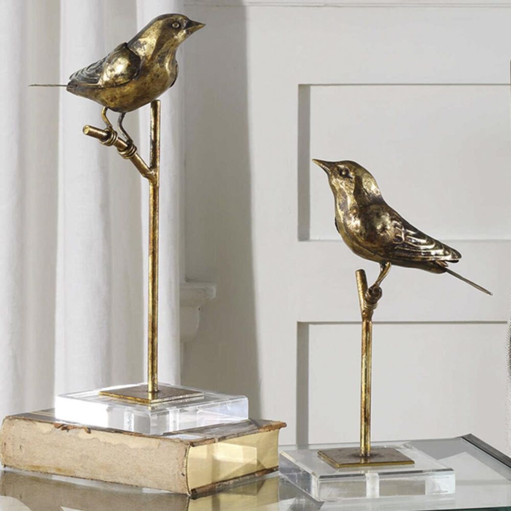 Uttermost Passerines Bird Sculptures &#40;Set of 2&#41;, , large