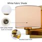 Claxy 1-Light Fabric Shade Wall Sconce in Gold (Set of 2), , large