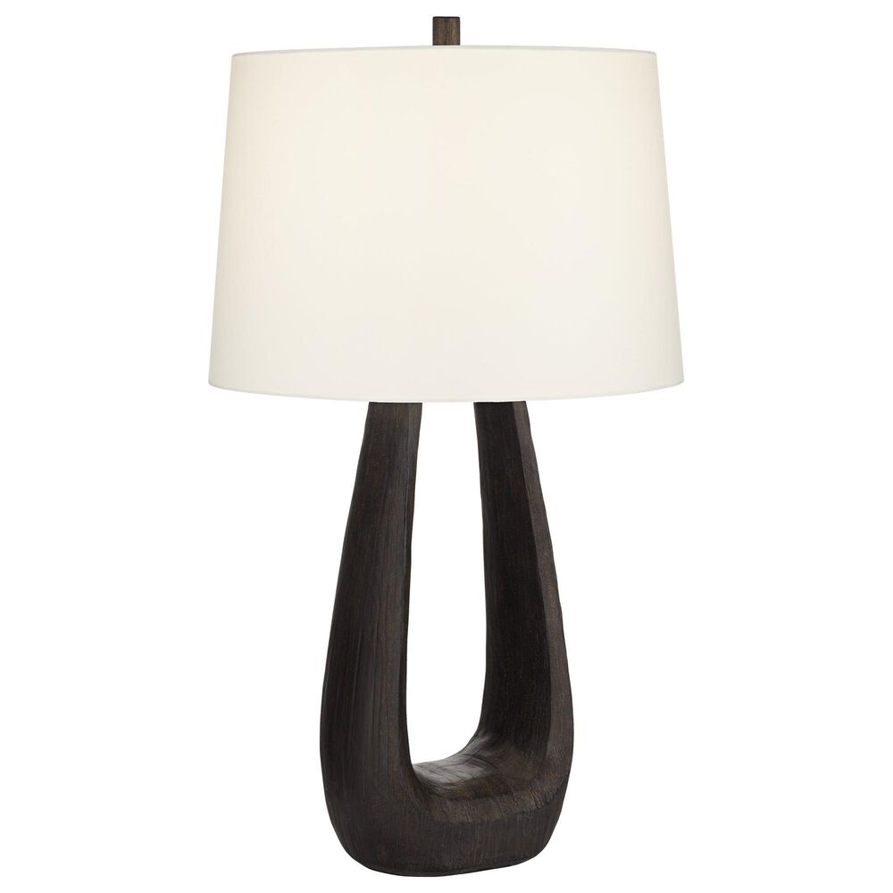Pacific Coast Lighting Woodwork Table Lamp in Black NFM