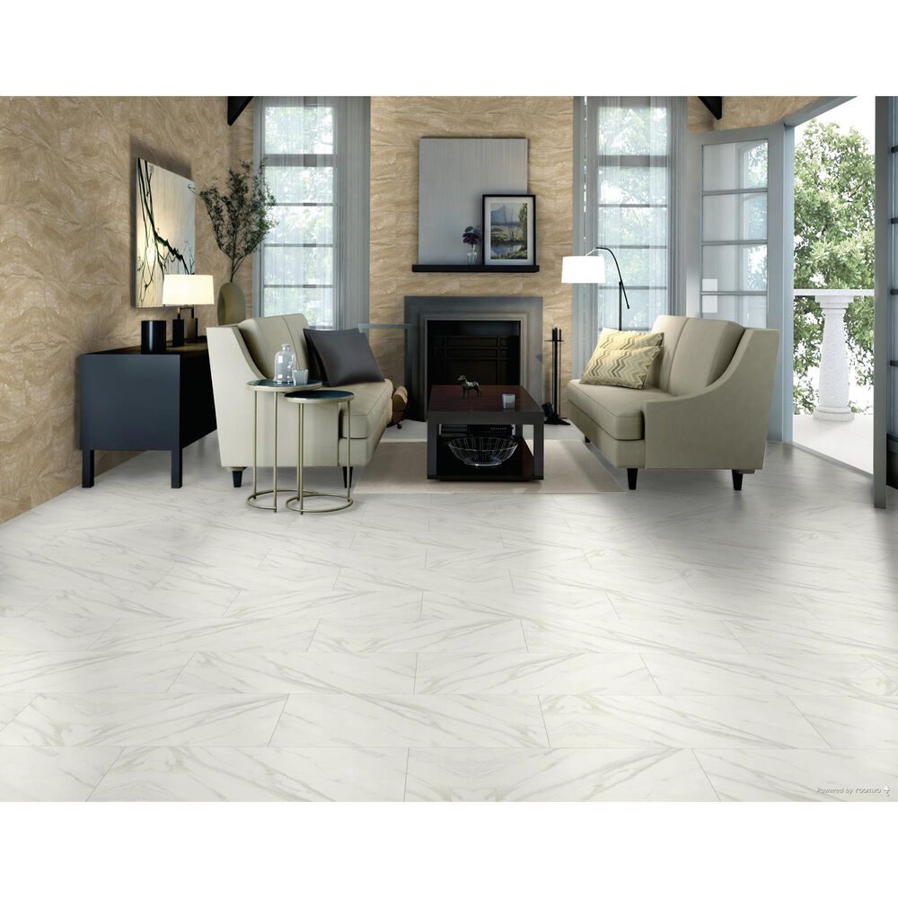 Dal-Tile Florentine Carrara 12&quot; x 24&quot; Matte Ceramic Tile, , large