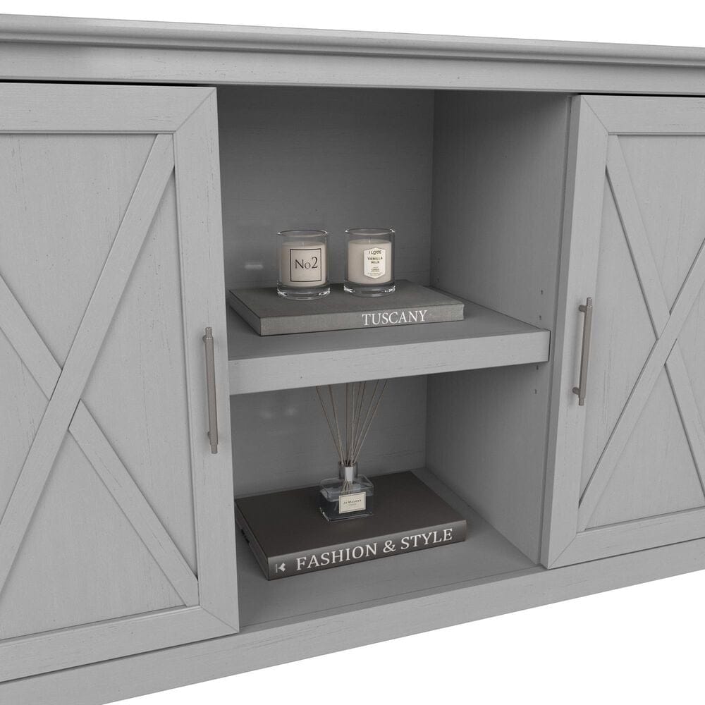 Bush Key West 2-Door Accent Cabinet in Cape Cod Gray, , large