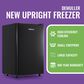 HOMLUX 3.2 Cu. Ft. Single Door Upright Freezer in Black, , large