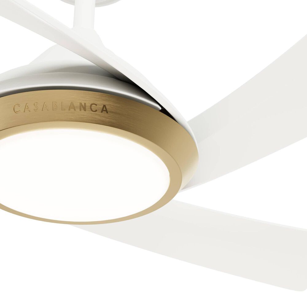 Hunter Vespucci 52&quot; Outdoor Ceiling Fan in Fresh White, , large