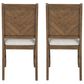 Furniture of America Virex Upholstered Side Chair in Dark Walnut (Set of 2), , large