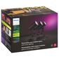 Philips Hue Lily Outdoor Spotlight (3 Pack) + Extension Kit, , large