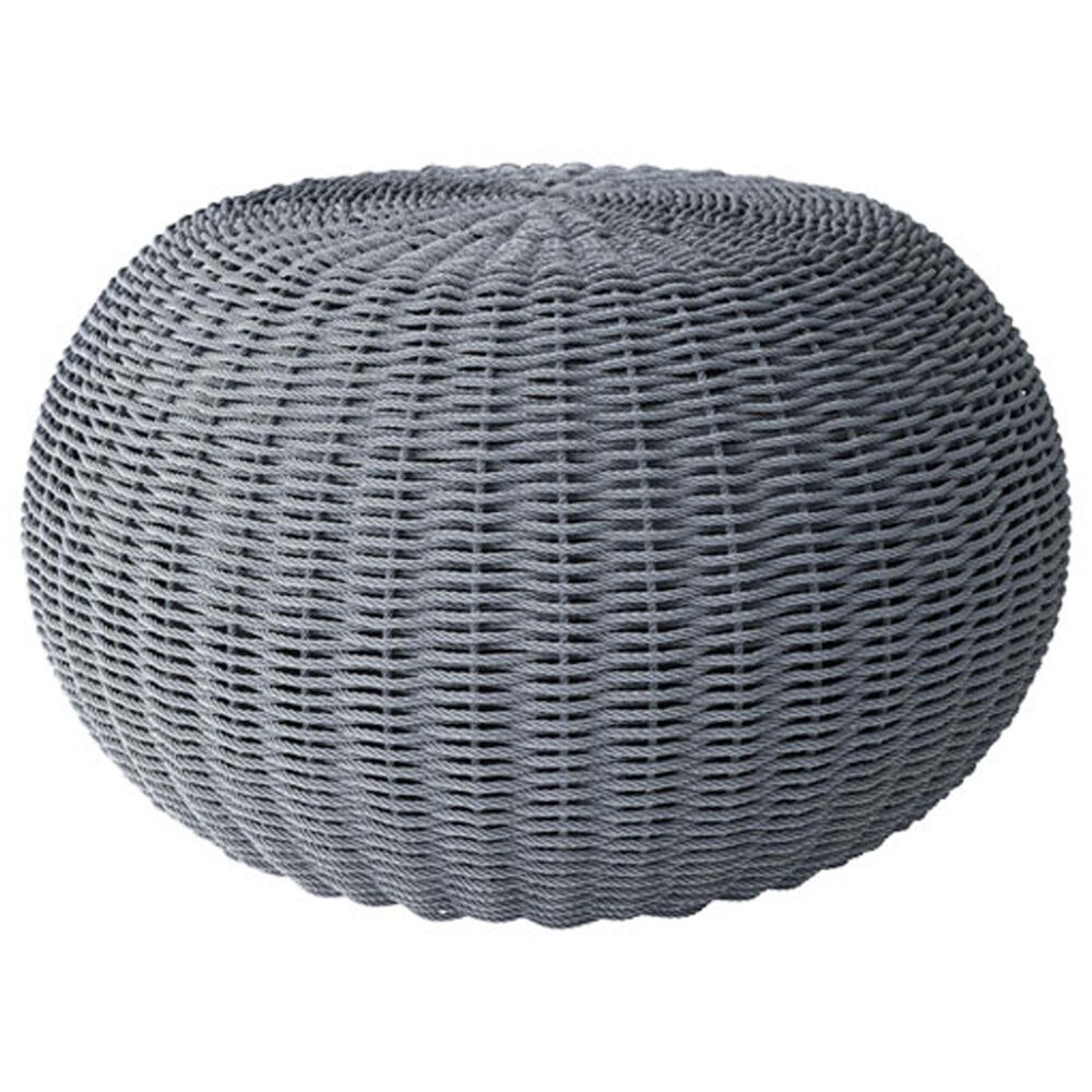 Ebel Outdoor Furniture Cloud Large Patio Pouf in Denim, , large