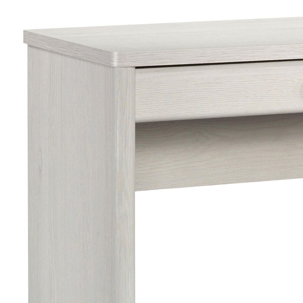Hearth and Haven 2-Drawer Computer Desk in Light Grey, , large