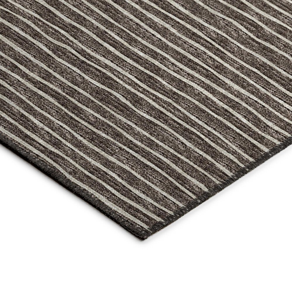 Dalyn Rug Company Laidley 2&#39;3&quot; x 12&#39; Chocolate Indoor/Outdoor Runner, , large