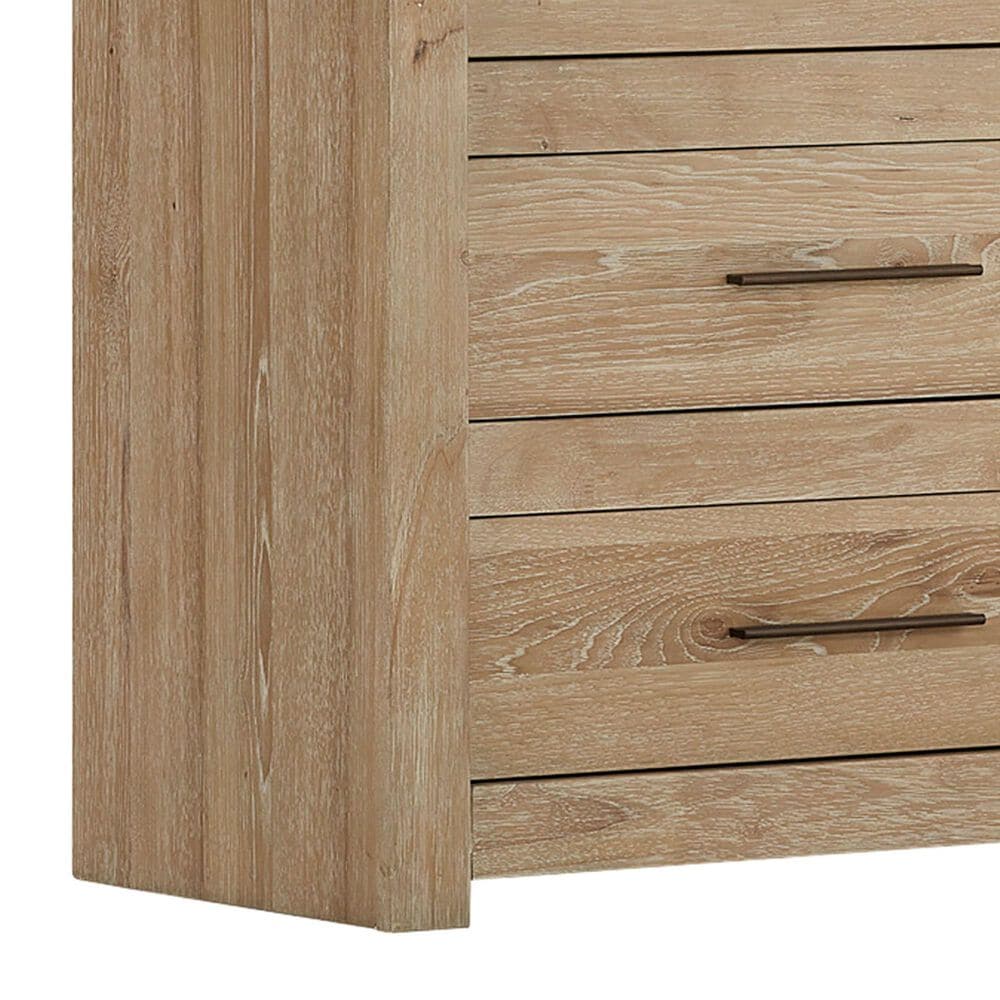 Riva Ridge Modern Loft 4-Piece King Storage Bedroom Set in Khaki, , large