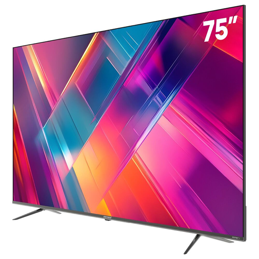 Element 75" 4K UHD HDR Xumo - Smart TV with 2.1 Channel Soundbar System in Black, , large