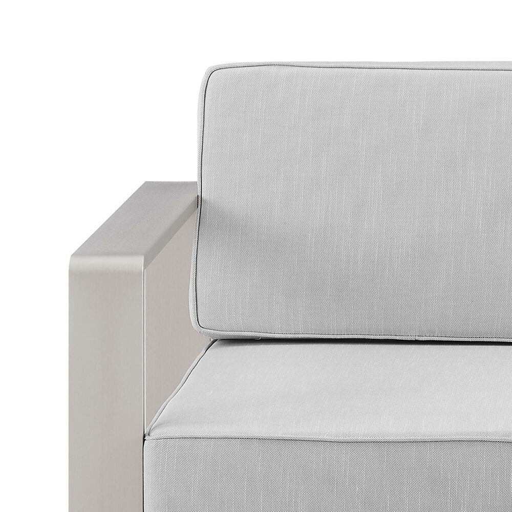 Linon Home Decor Karah 2-Seater Outdoor Sofa in Grey, , large