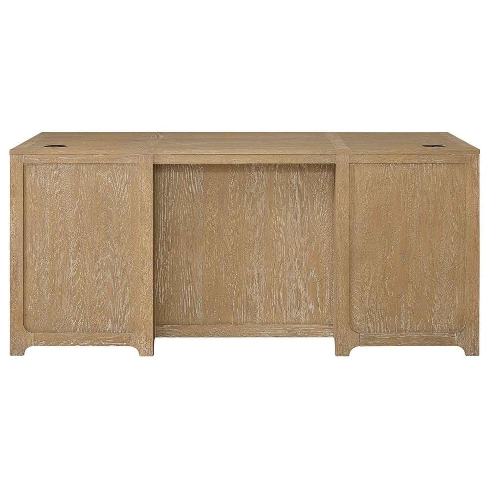 Wycliff Bay Canyon Drive Office Double Pedestal Desk in Natural Oak, , large