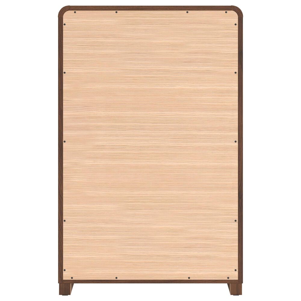 Ashley Fortlorn 5-Piece Queen Bedroom Set in Walnut Brown LED Light, , large