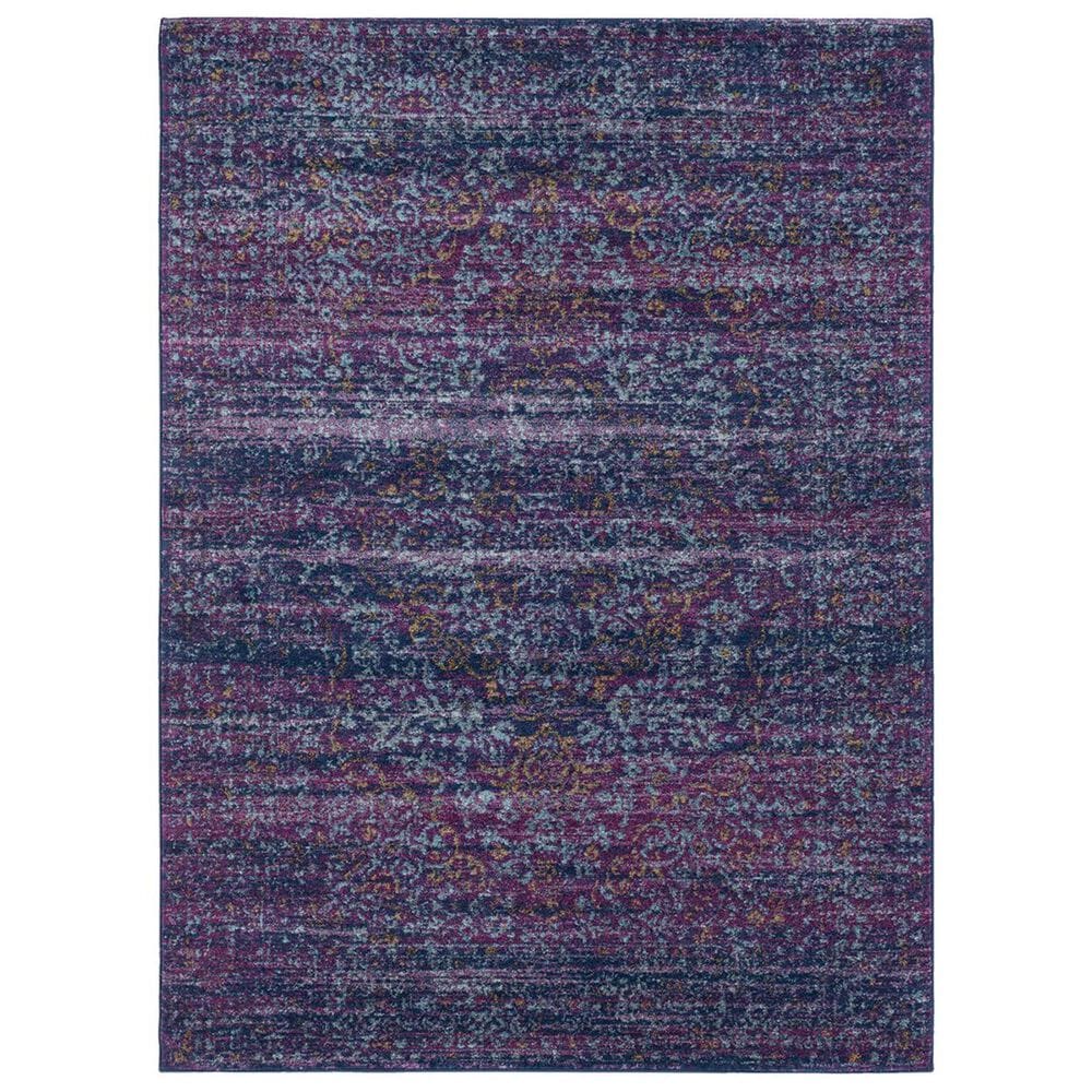 Surya Harput HAP-1003 3"10" x 5"7" Teal, Blue and Garnet Area Rug, , large