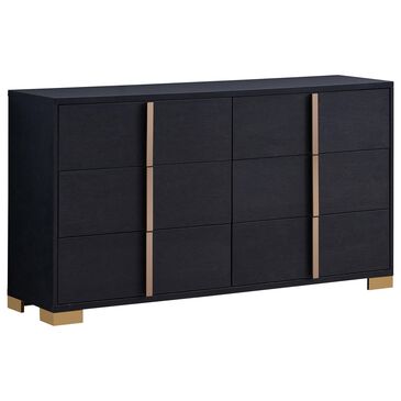 Pacific Landing Marceline 6-Drawer Dresser in Black, , large