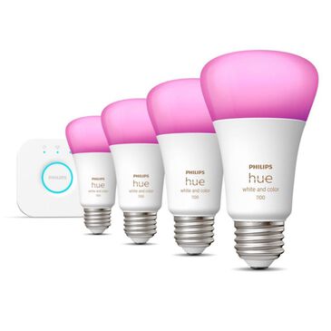 Philips Hue Starter kit E26 (4 PK) White and Color Ambiance, , large