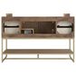 37B Mauri 48" Single Bathroom Vanity with Metal Base in Walnut Drift with High-Profile 4" White Composite Stone Top, , large