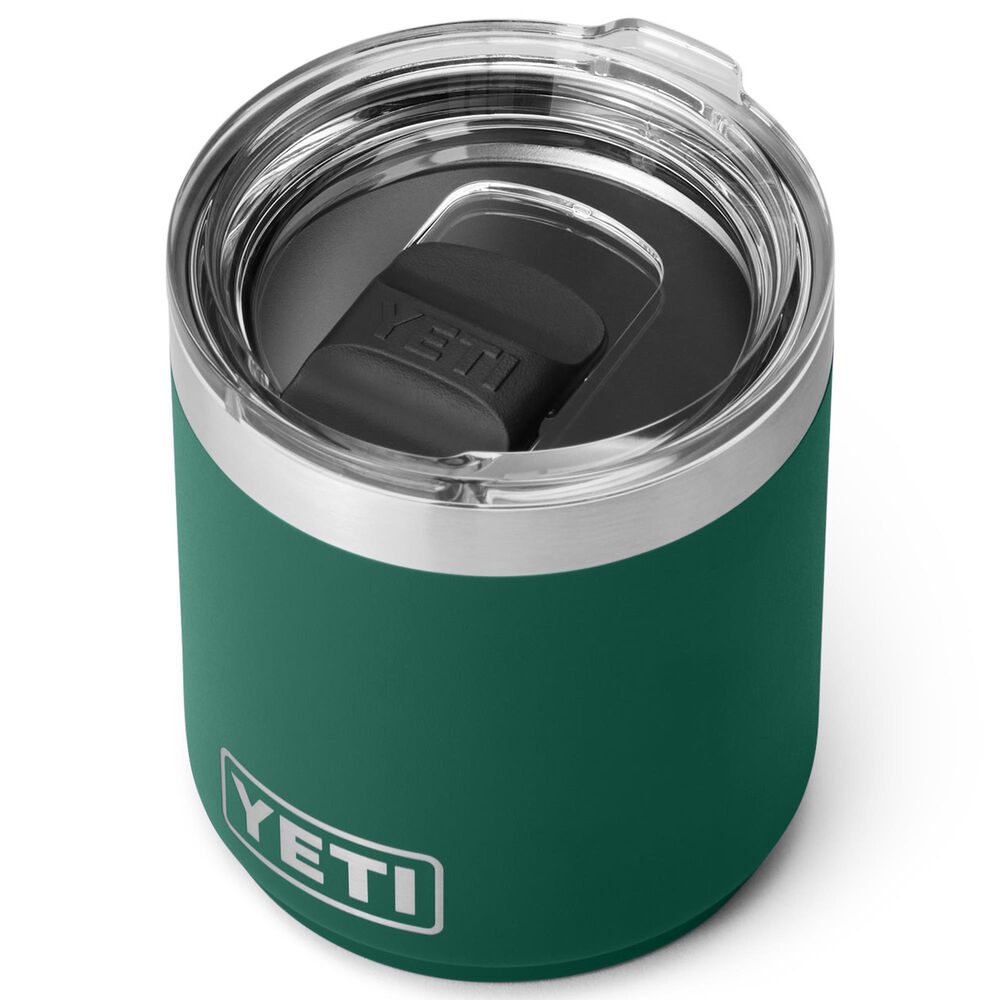 YETI Rambler 10 Oz Lowball 2.0 with MagSlider Lid in Black Forest Green, , large