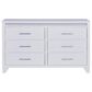 Ashley Jarlee 6-Drawer Dresser Only in White, , large