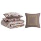 BCP Home Zoa 4-Piece Full/Queen Comforter Set in Taupe, , large