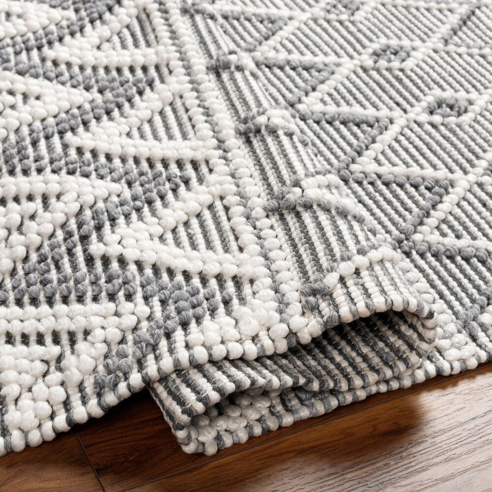 Surya Daffodil 2&#39;6&quot; x 8&#39; Light Grey Runner, , large