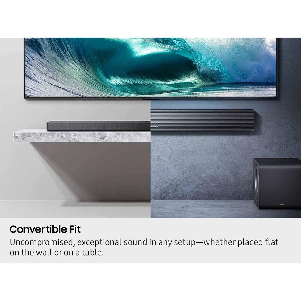 Samsung 75" Class R85H Series Micro RGB 4K UHD Vision AI - Smart Tizen TV with Q-Series 3.1.2 Channel Soundbar System in Titan Black, , large