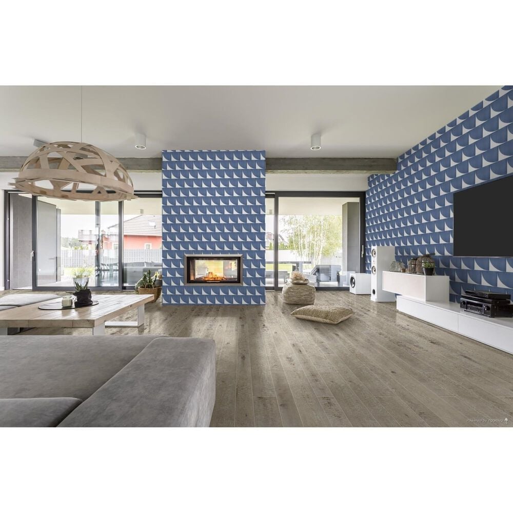 Marazzi Scenario Blue Convex 8&quot; x 8&quot; Porcelain Tile, , large