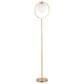 Grandview Gallery Moon Floor Lamp in Gold, , large