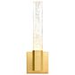 CWI Lighting Greta 5" Integrated LED Wall Light with Handcrafted Glass in Brass, , large